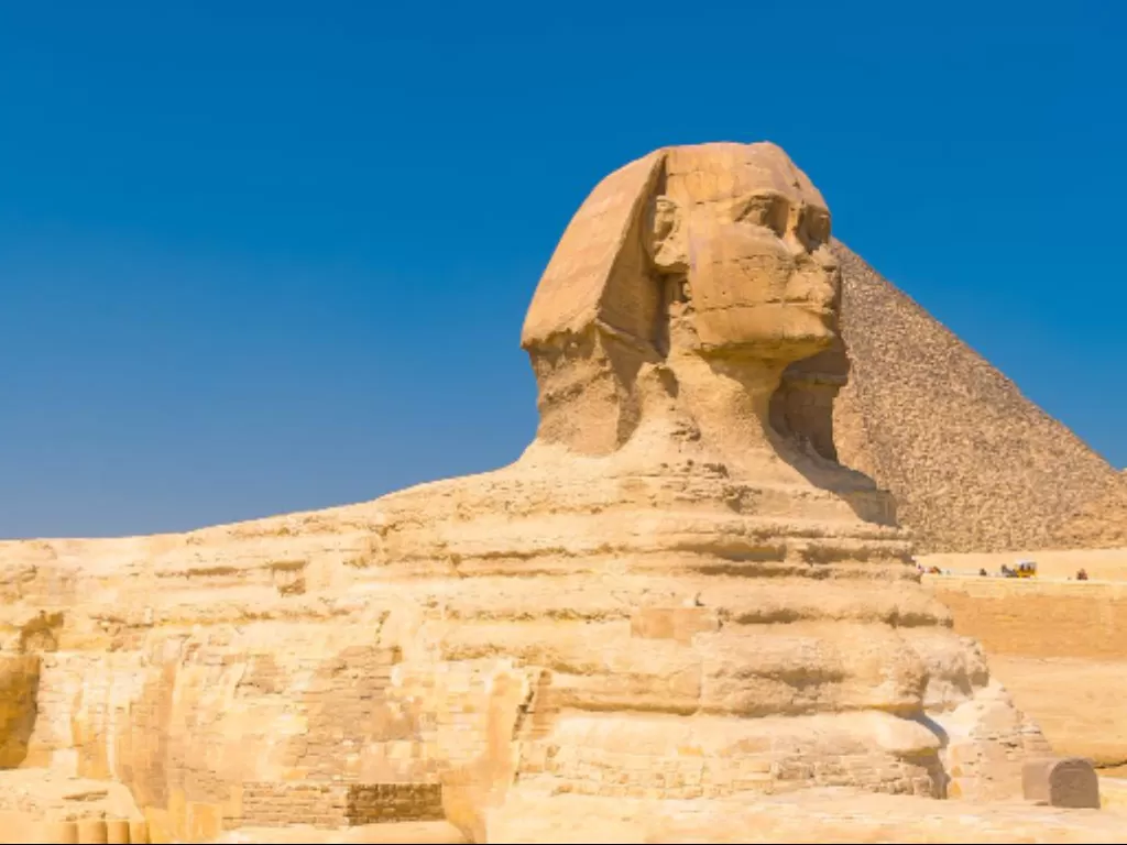 Patung Sphinx Agung Giza. (Freepik/@ unaihuiziphotography).