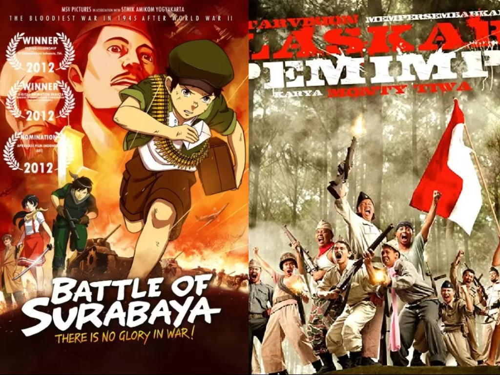 Dua film tema kemerdekaan Indonesia. (Wikipedia, IMDB).