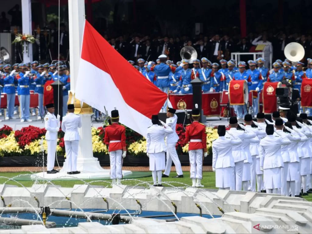 Ilustrasi upacara hari kemerdekaan Indonesia (id.wikipedia.org)