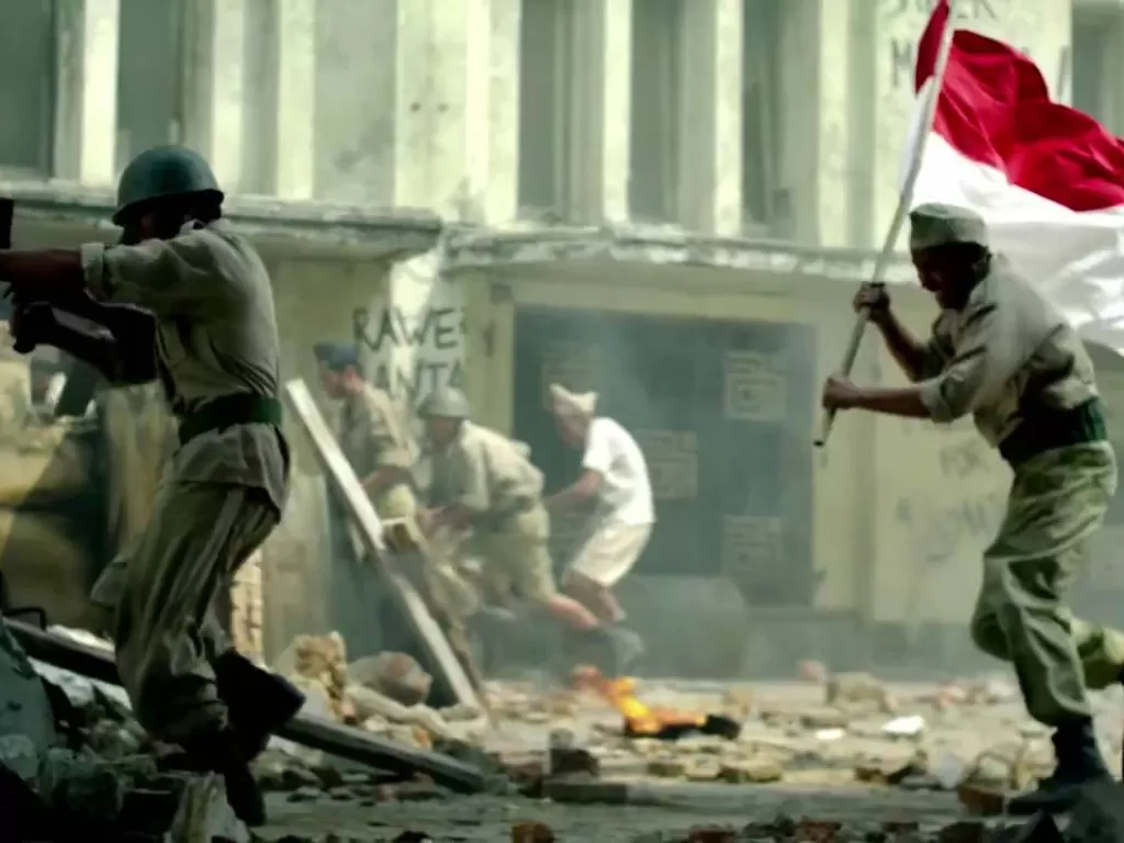 Cuplikan perjuangan Indonesia menuju kemerdekaan dalam sebuah film (youtube.com/user/edhaje)