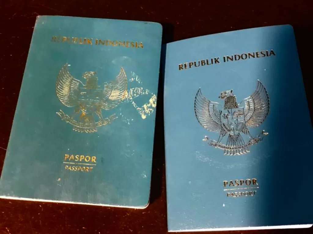 Paspor lama dan baru (Aulia Kurnia Hakim/Z Creators)