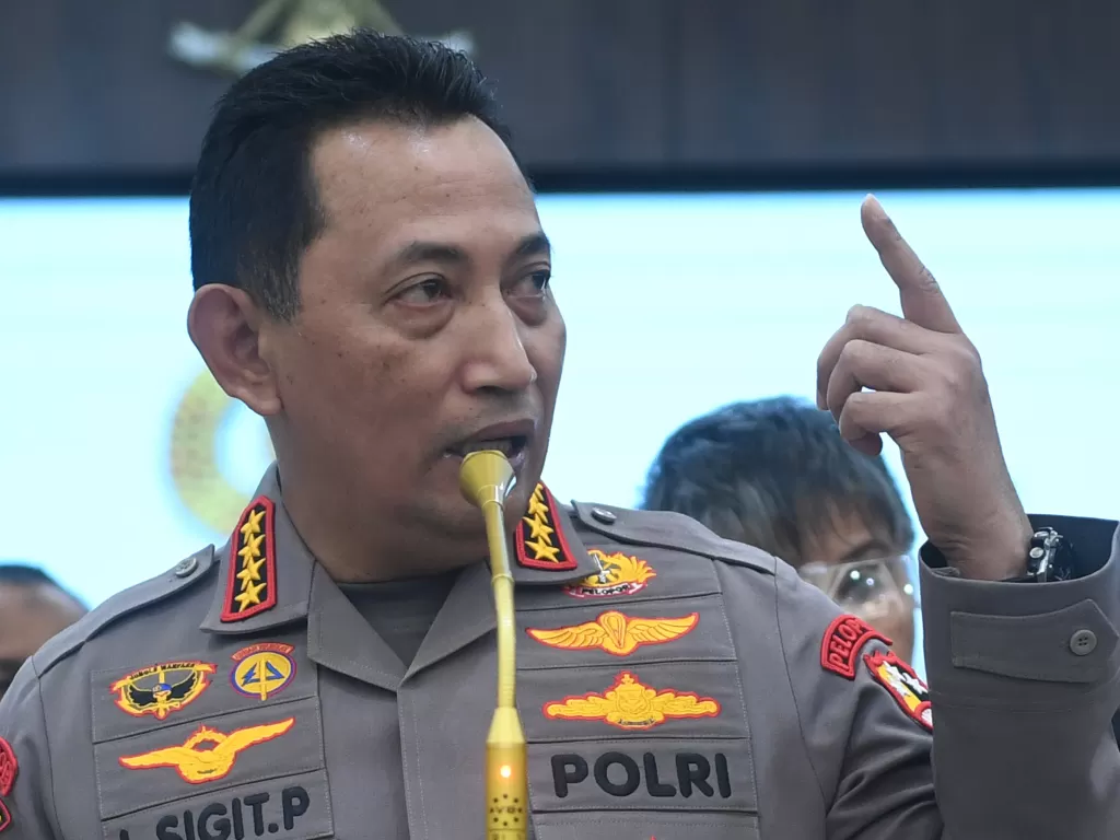 Kapolri Jenderal Pol Listyo Sigit Prabowo. (ANTARA/Akbar Nugroho Gumay)