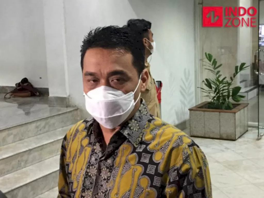 Wagub DKI Ahmad Riza Patria di Balai Kota DKI Jakarta. (INDOZONE/Sarah)