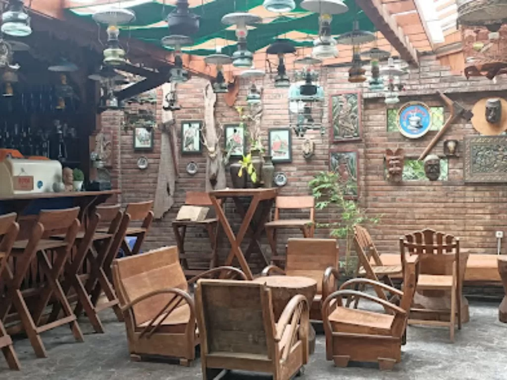 Coffeeshop Joglo di Jombang. (Z Creators/Dio Masafan Mufio)