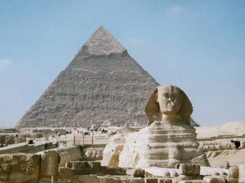 Ilustrasi Piramida Giza Agung. (Wikimedia)