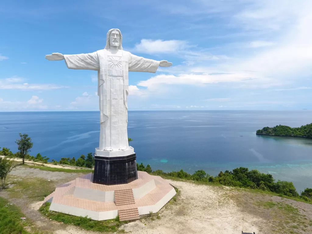 Patung Yesus raksasa di Papua (Z Creators/Nedi Panjaitan)