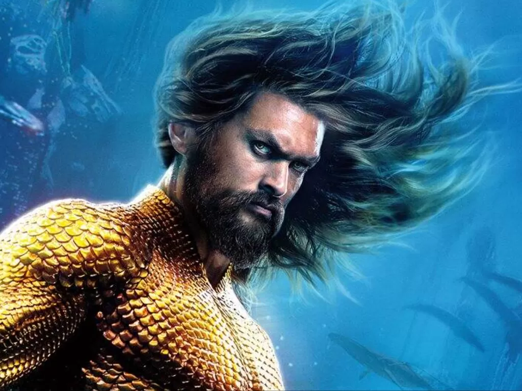 Jason Momoa di Aquaman and the Lost Kingdom. (imdb)