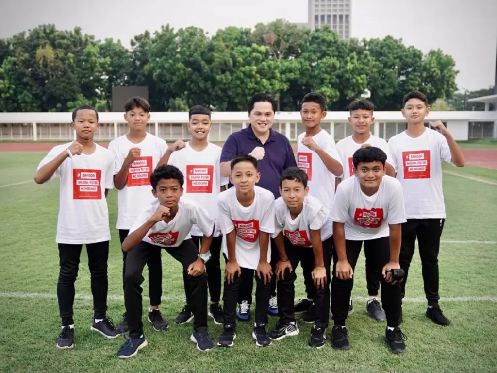 Erick Thohir Dukung Program Bangga Merah Putih Mendunia - Indozone Soccer