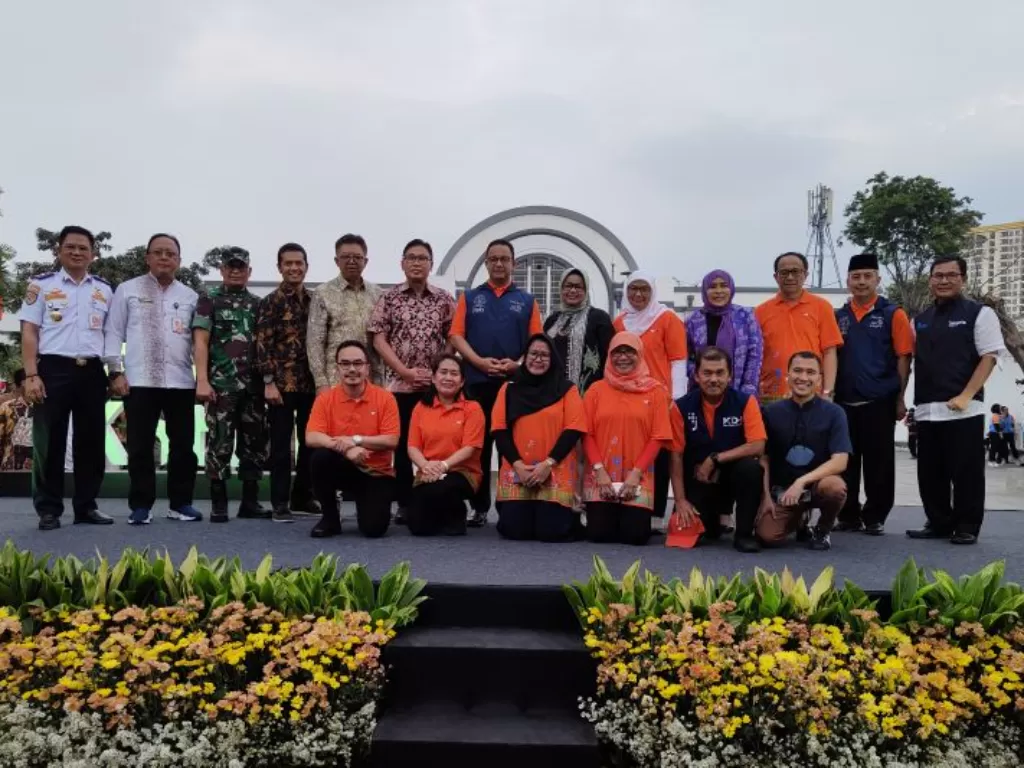 Peresmian dimulainya Festival Batavia Kota Tua, Jakarta, Jumat (26/8/2022). (ANTARA/Ricky Prayoga)