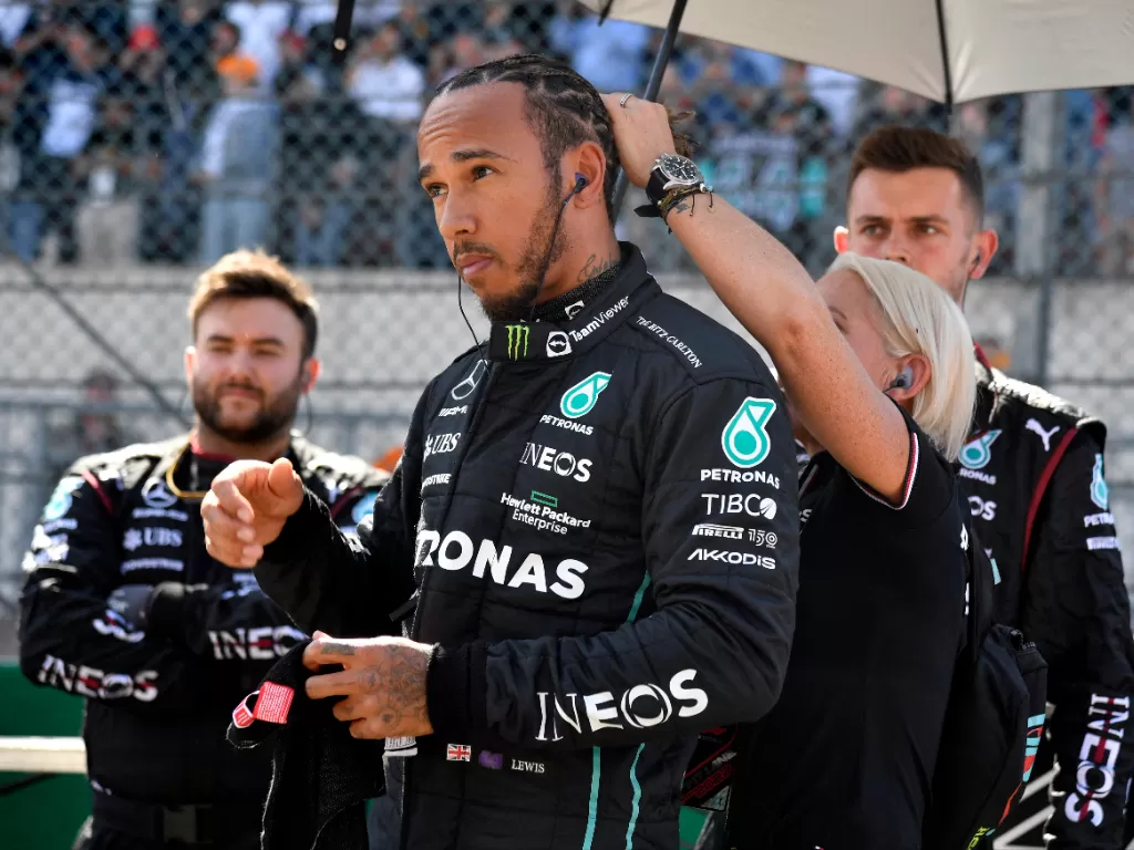 Pebalap Formula 1, Lewis Hamilton. (REUTERS/Geert Vanden Wijngaert)