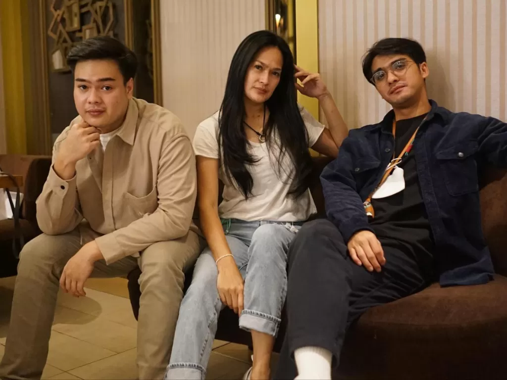 Donna Harun bersama Jeje Soekarno dan Ricky Harun (Instagram/@rickyharun)