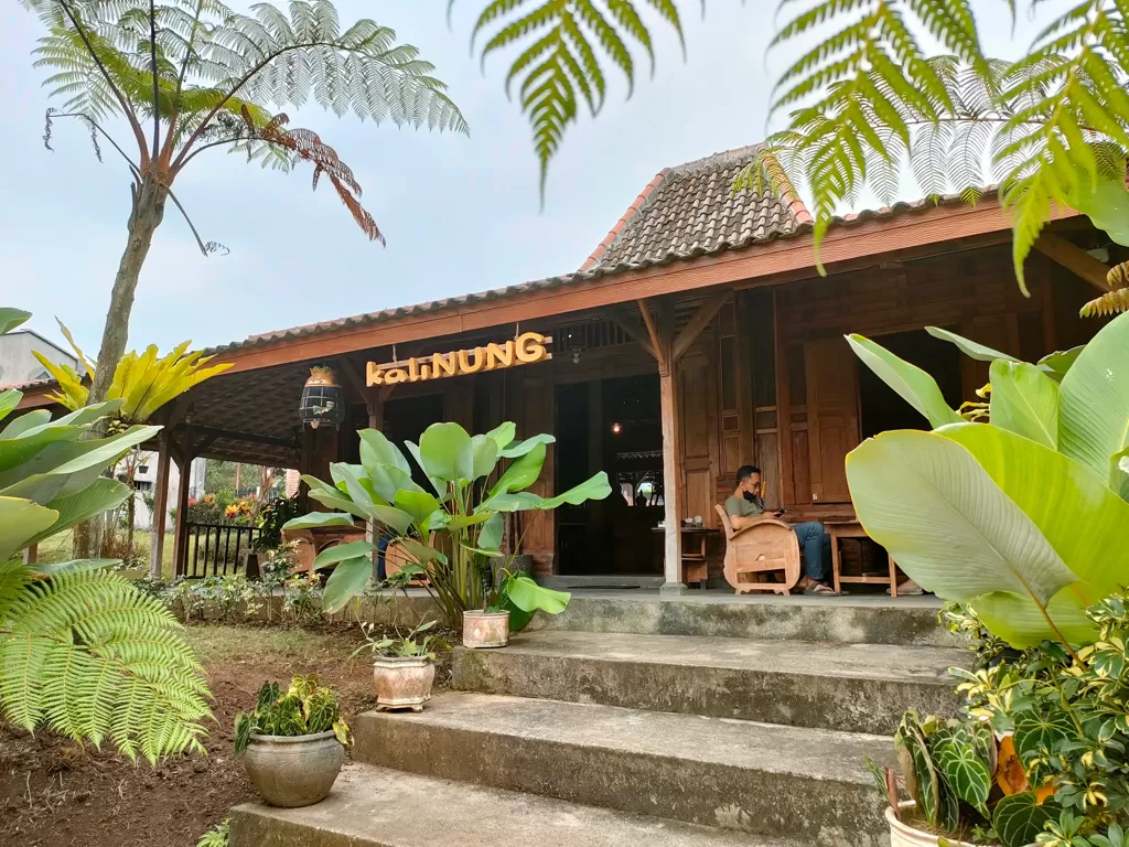 Tempat makan bernuansa Jawa kuno (Z Creators/Hasan Syamsuri)