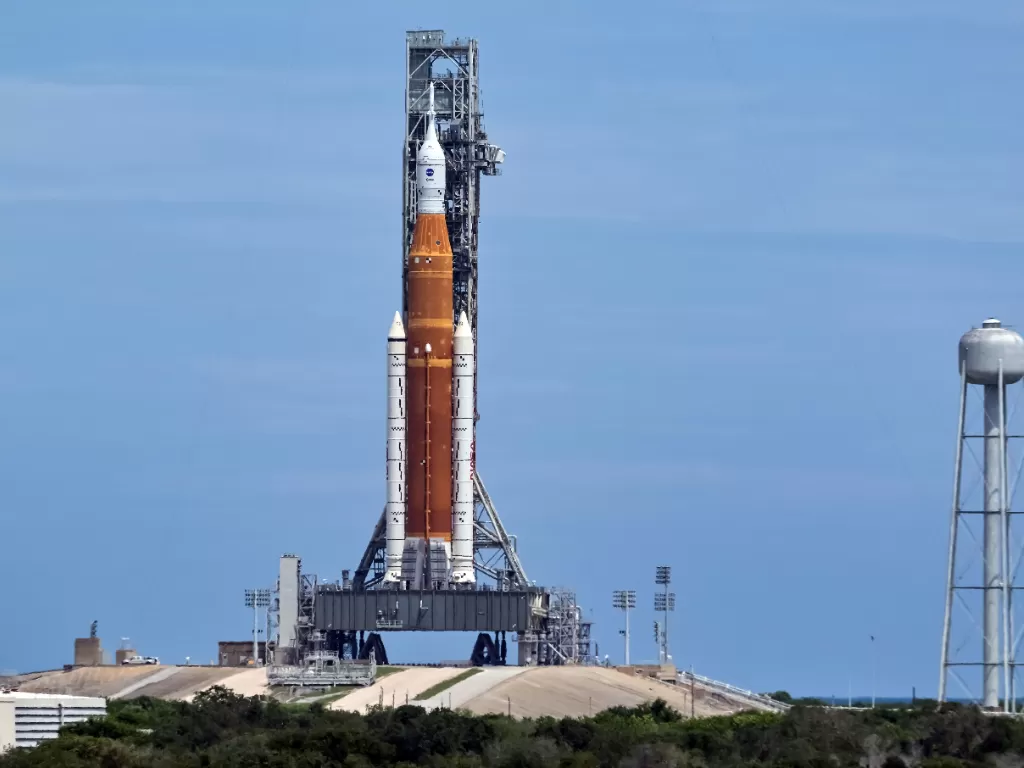 NASA bakal luncurkan roket SLS lagi. (REUTERS/Steve Nesius)