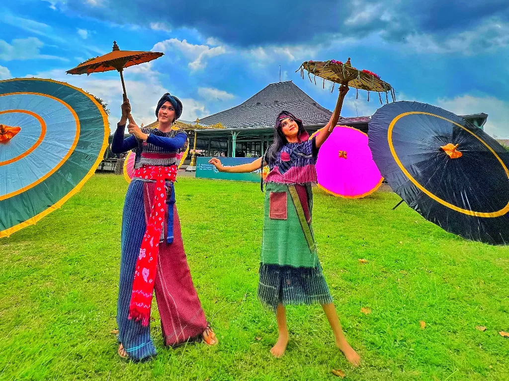 Festival Payung Indonesia di Solo, Jawa Tengah. (Z Creators/Is Ariyanto)