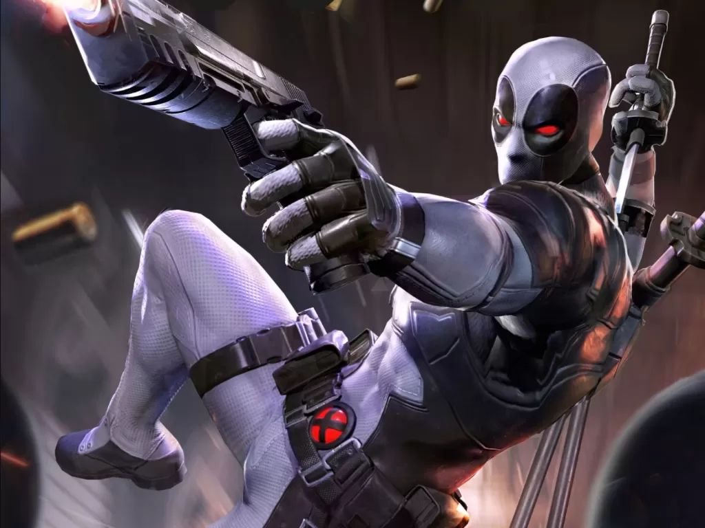 Kostum hitam Deadpool di game Marvel Duel. (Marvel Entertainment/NetEase Game)