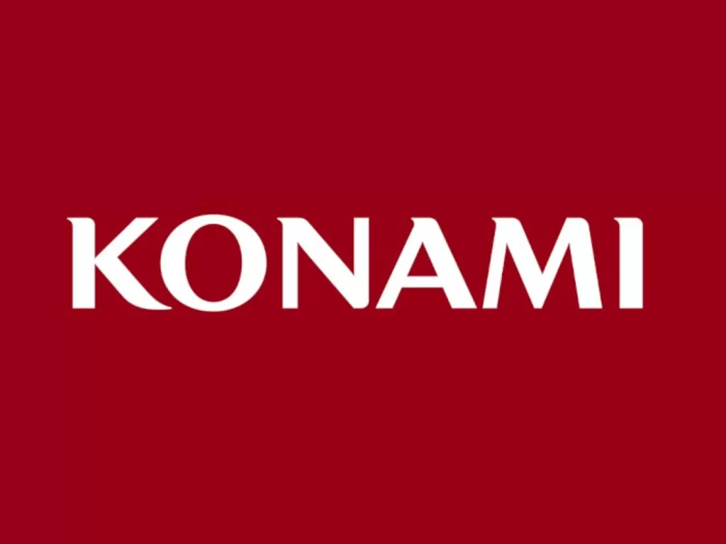 Tampilan logo perusahaan video game Konami (photo/Konami)