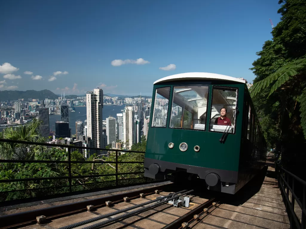 Kereta kabel tertua. (Dok. Hong Kong Tourism Board (HKTB)