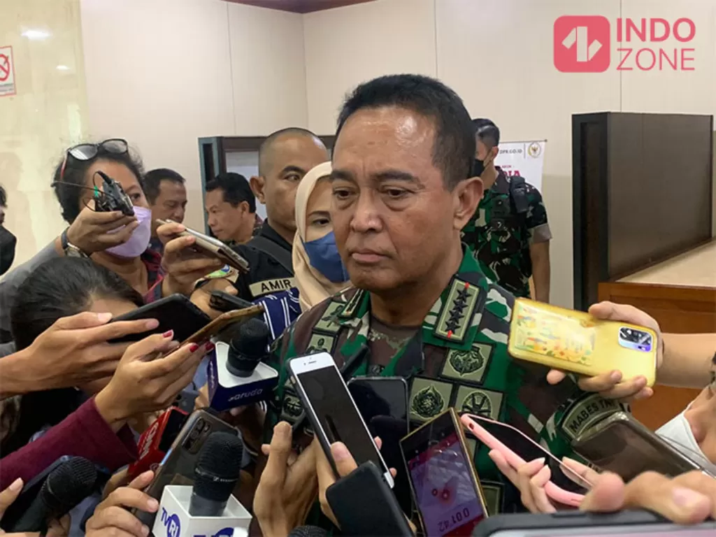 Panglima TNI Jenderal Andika Perkasa. (INDOZONE/Harits Tryan)