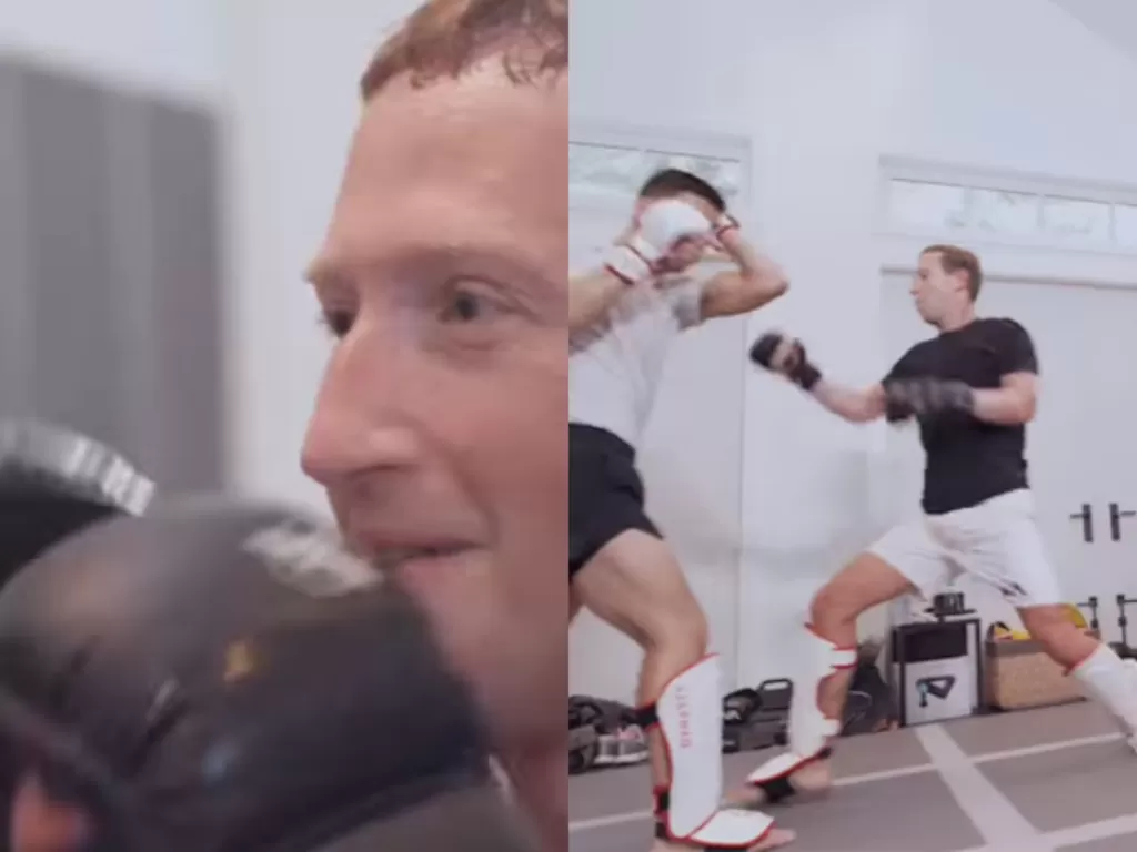 Mark Zuckerberg sedang latihan MMA. (Dok. Instagram/@Zuck)