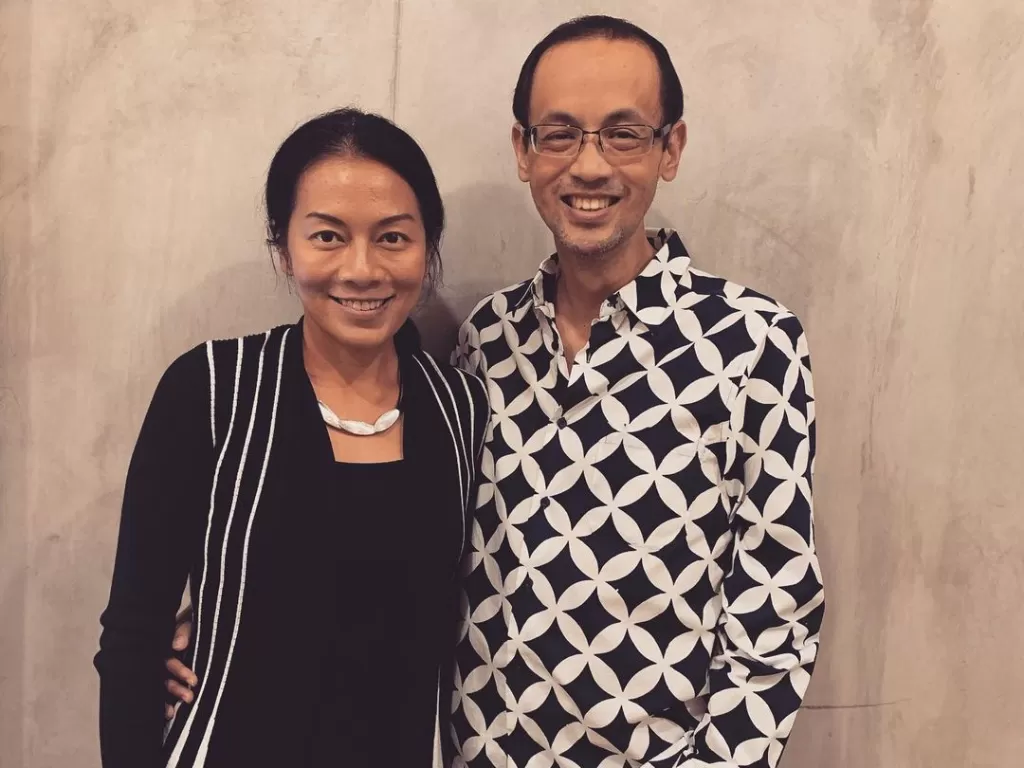 Dewi Lestari dan Reza Gunawan (Instagram@rezagunawan)