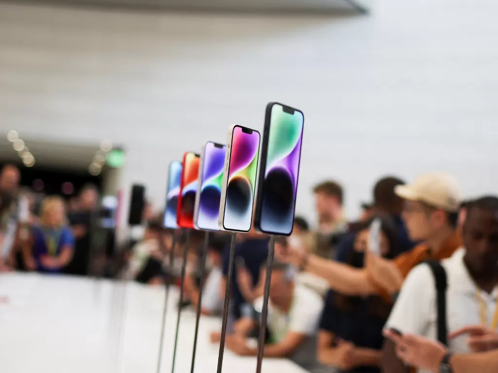 Apple rilis iPhone 14 series. (REUTERS/Carlos Barria)
