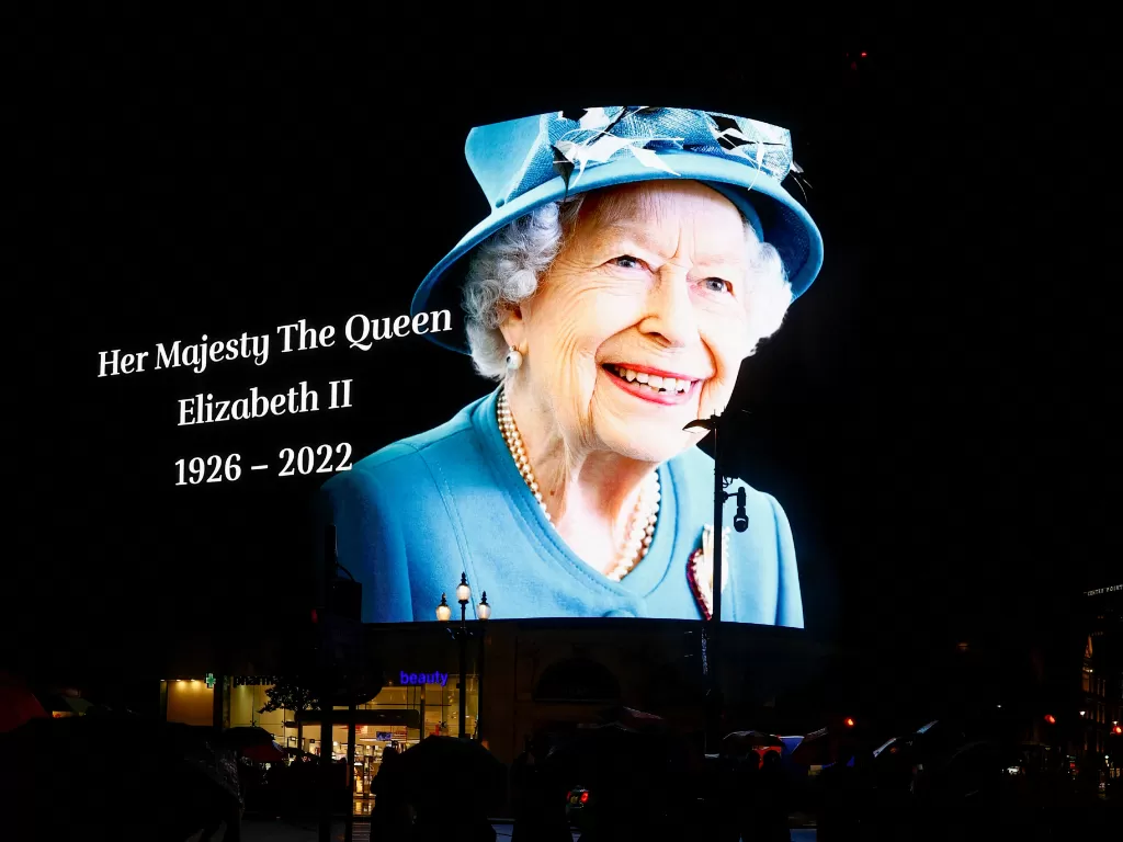 Ratu Elizabeth II meninggal dunia, Kamis (8/9/2022) waktu Inggris. (REUTERS/Andrew Boyers)