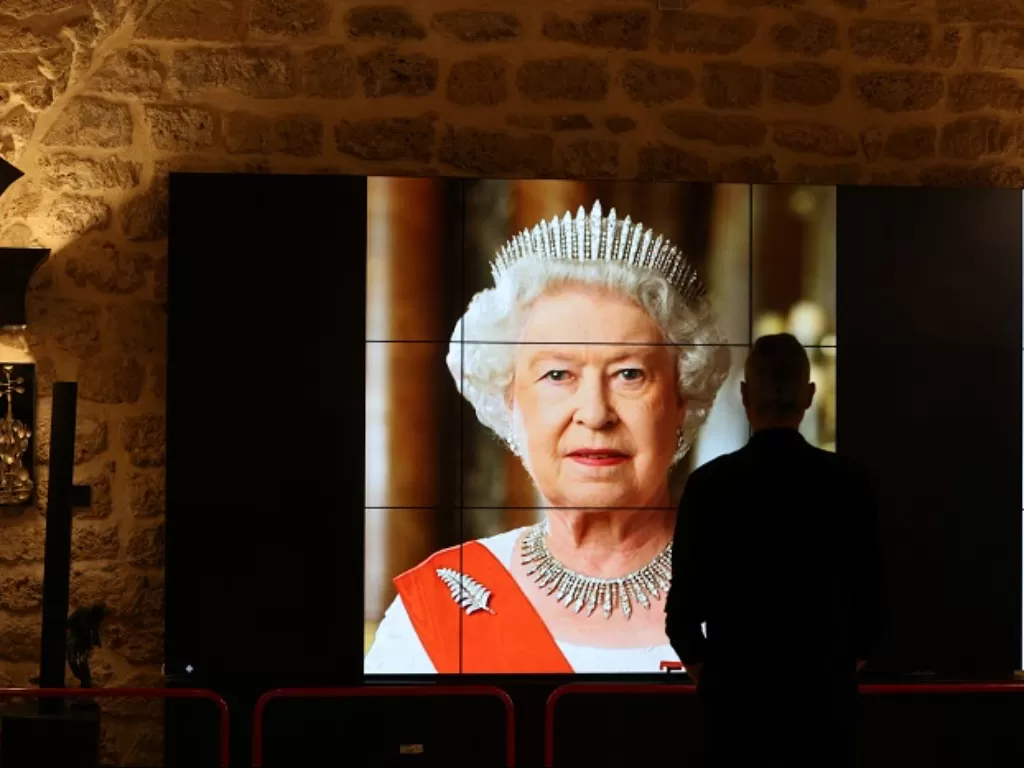 Foto mendiang Ratu Elizabeth II. (REUTERS/Nir Elias)