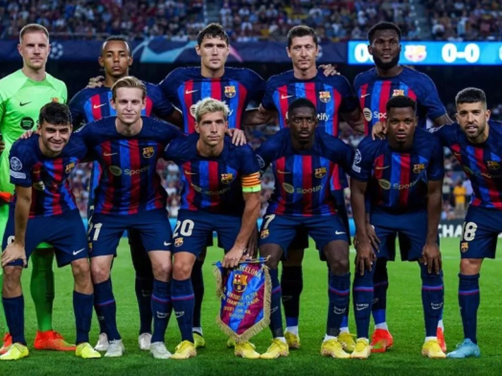 Para pemain Barcelona. (Twitter/@FCBarcelona)