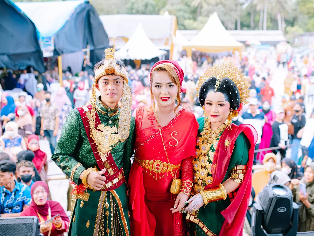 Pernikahan mewah Rp3 miliar di Pinrang. (Z Creators/Asri Mursyid)