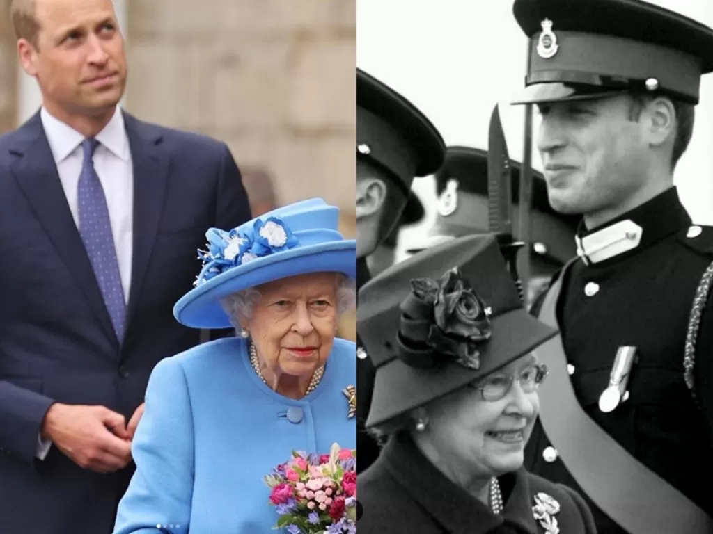 Momen kebersamaan Ratu Elizabeth II dan Pangeran William. (Instagram/@theroyalfamily)