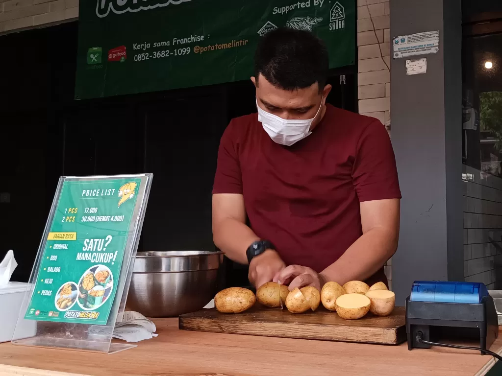 Bisnis camilan dari kentang (Z Creators/Bhekti Setyowibowo)