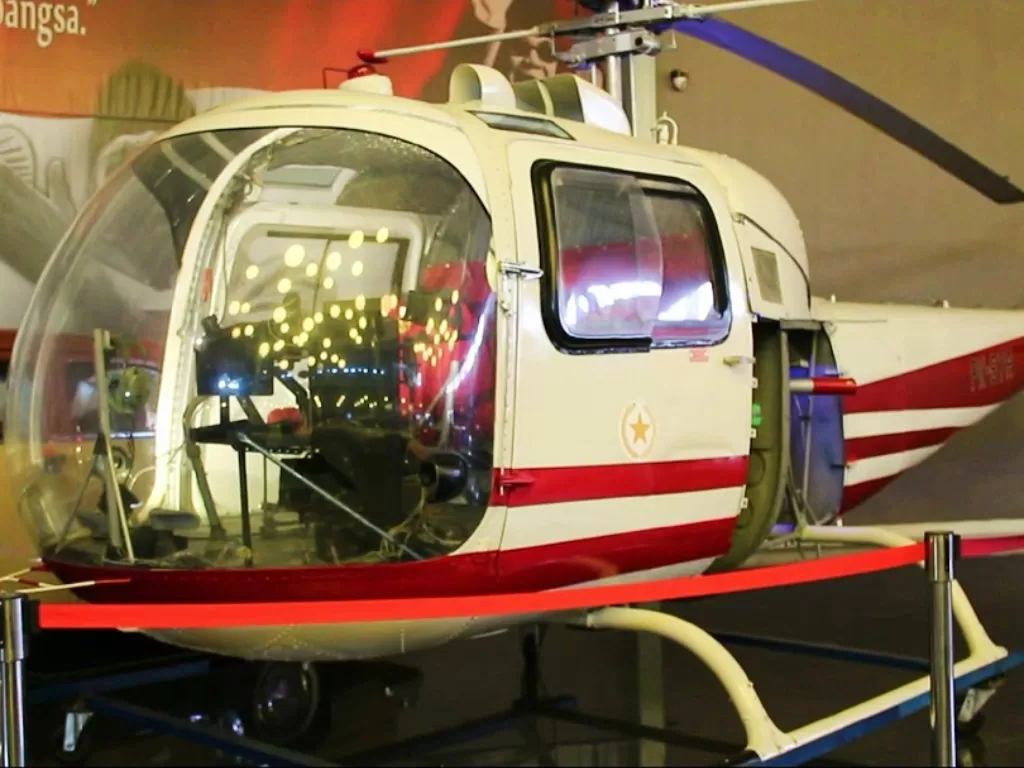 Helikopter kepresidenan pertama RI (Z Creators/Hasan Syamsuri)