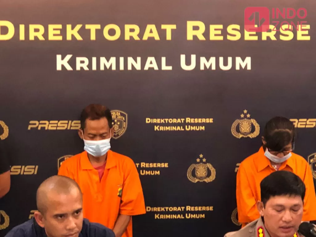 Konferensi pers kasus pencurian brangkas Dara Arafah di Mapolda Metro Jaya, Jakarta. (INDOZONE/Samsudhuha Wildansyah).