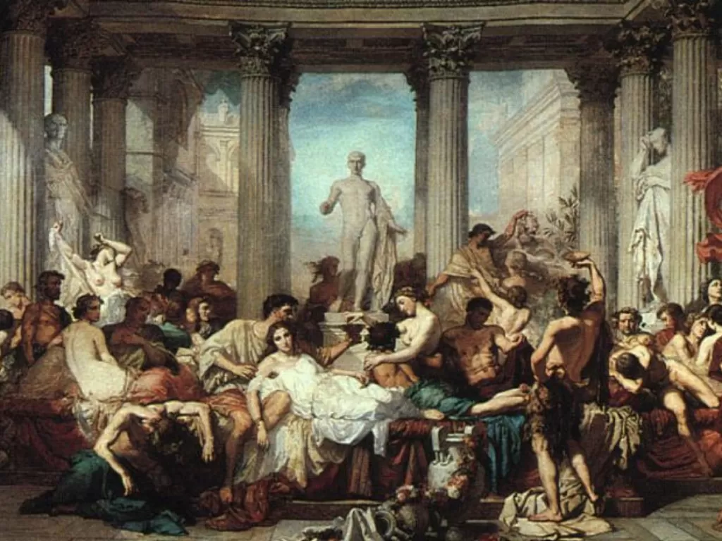 Ilustrasi festival Saturnalia. (Ancient Origins)