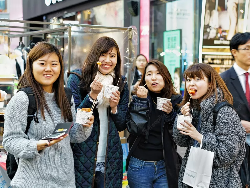 Orang Korea di Seoul. (Freepik)