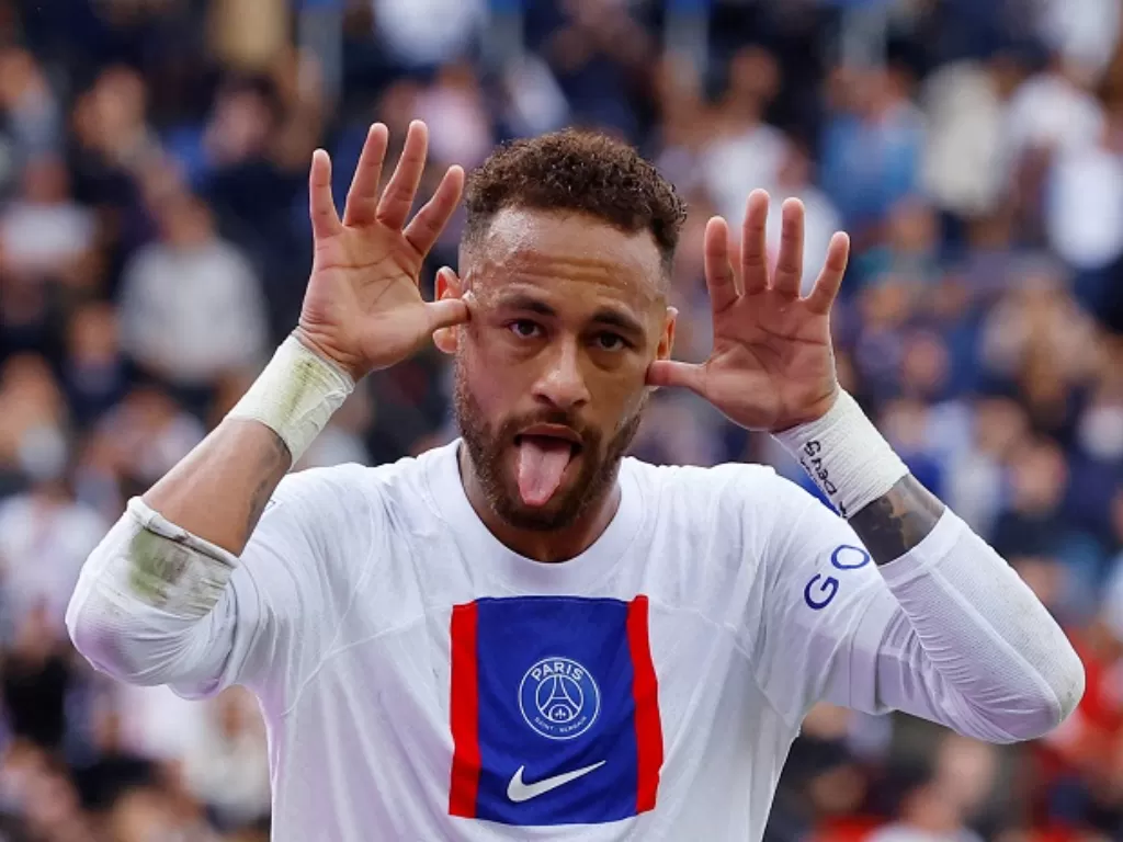 Bintang PSG Neymar. (REUTERS/Christian Hartmann)