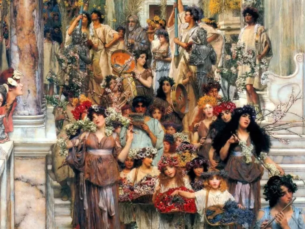Ilustrasi festival Cerealia. (Ancient of Greek)