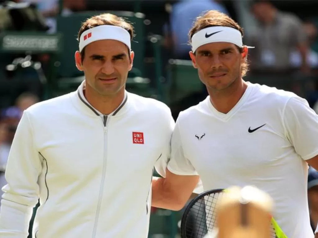 Rafael Nadal dan Roger Federer (Essentially Sports)