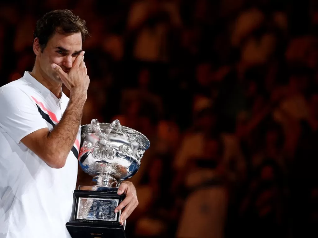Roger Federer resmi umumkan pensiun. (REUTERS/Thomas Peter)