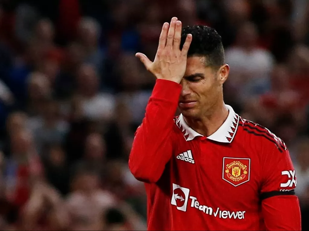 Mega bintang Manchester United Cristiano Ronaldo. (REUTERS/Craig Brough)