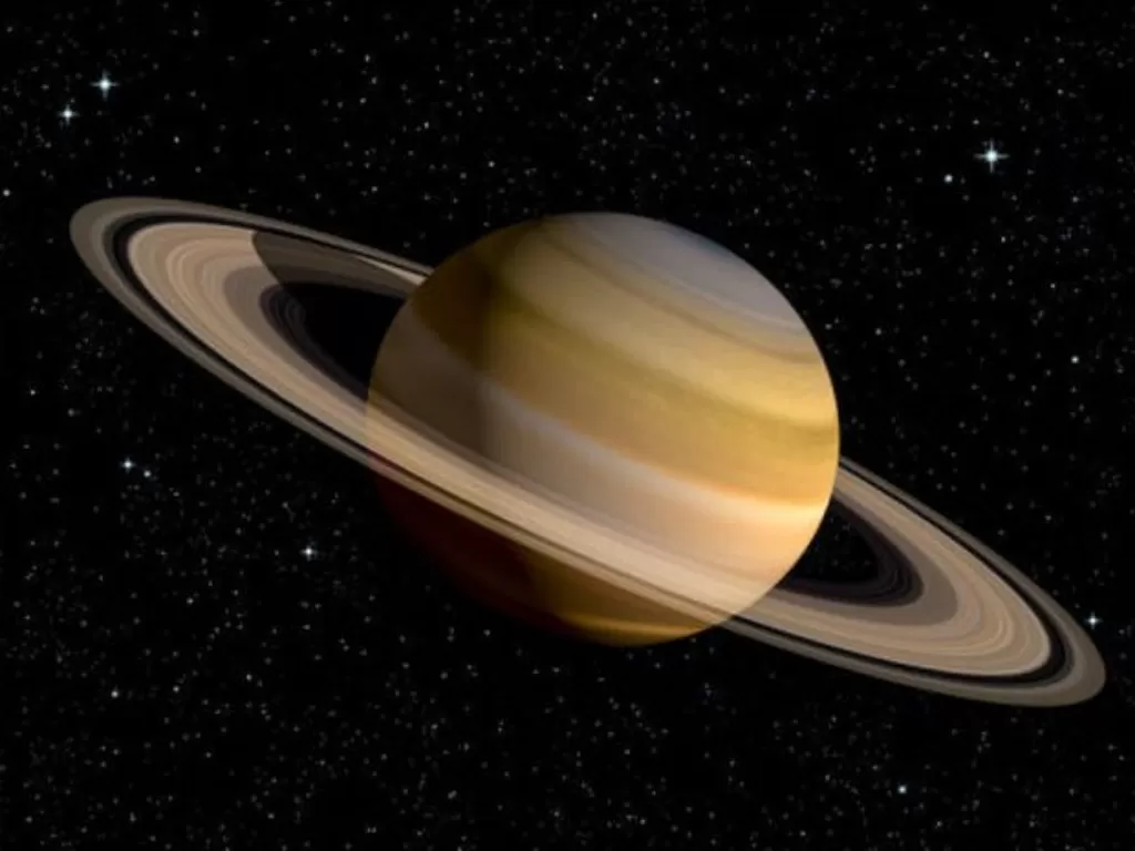 Ilustrasi Planet Saturnus. (Unsplash)