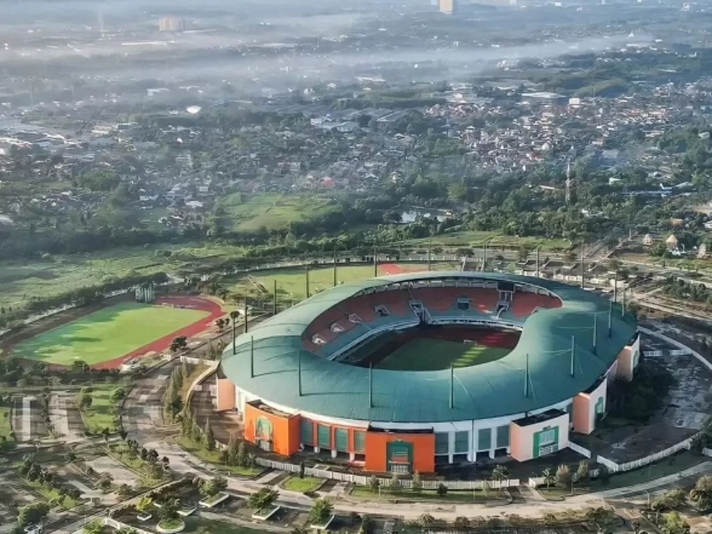 Penampakan Stadion Pakansari. (Instagram/stadionpakansari)
