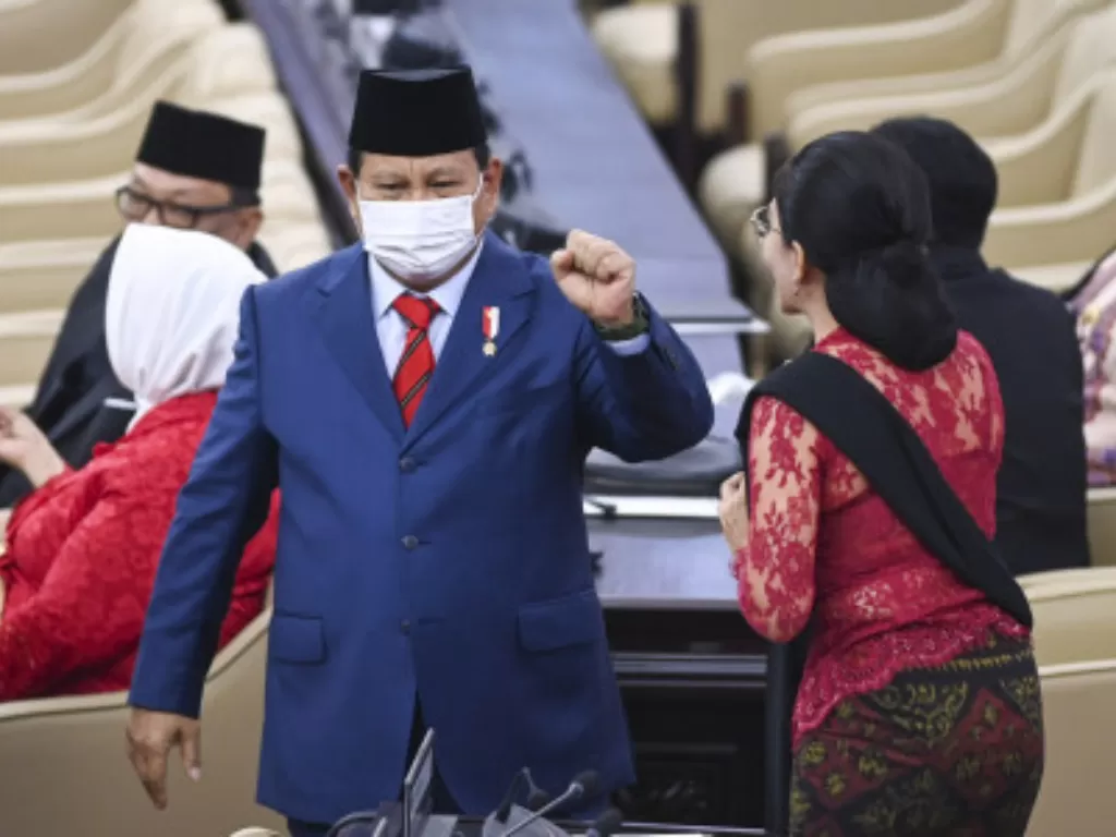 Ketua Umum Partai Gerindra, Prabowo Subianto. (ANTARA FOTO/Galih Pradipta)