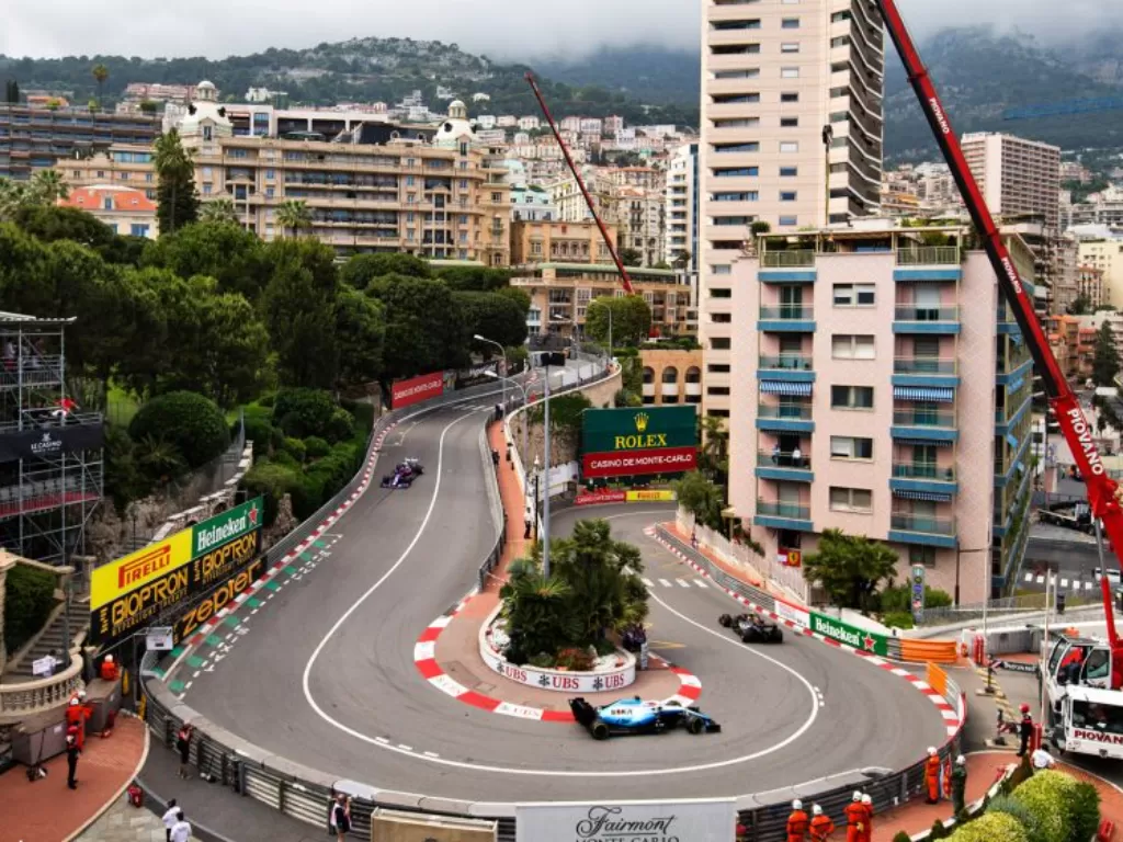 Ilustrasi Sirkuit Monte Carlo di Monaco. (F1 Official)