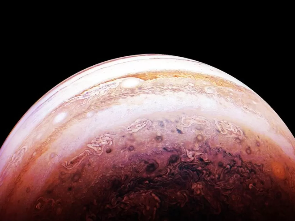 Ilustrasi Planet Jupiter. (FREEPIK/@archangel808892)