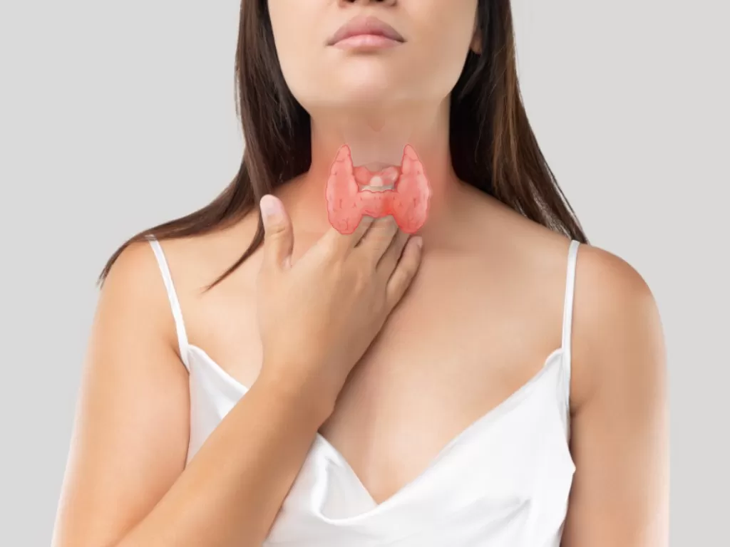 Ilustrasi gangguan kelenjar tiroid (freepik.com)