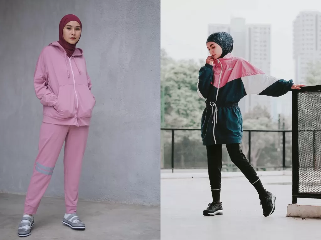 OOTD jogging hijab (Instagram/@zaskiadyamecca/@sorayalarasat1)