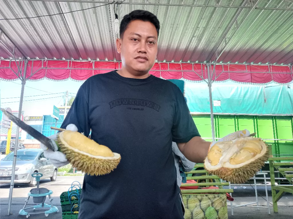 Durian tembaga daging buahnya tebal (Z Creators/Eksani)