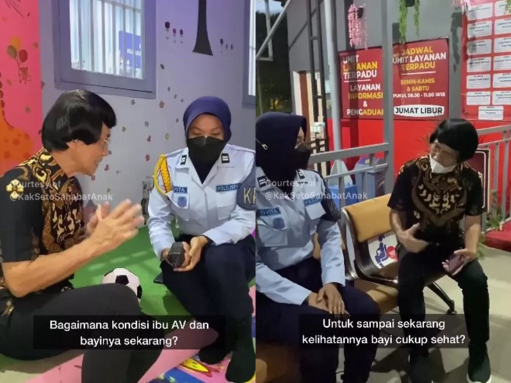 Momen Kak Seto sambangi Narapidana di Rutan Perempuan Kelas IIA Surabaya. (Instagram/kaksetosahabatanak)