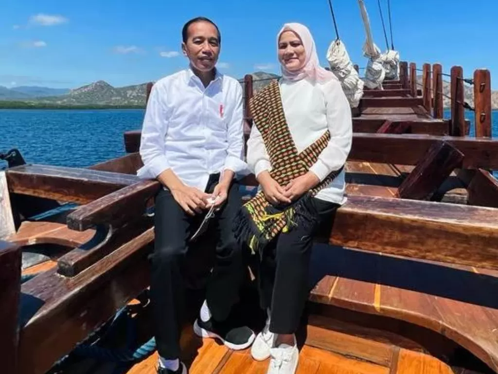 Jokowi dan Iriana Jokowi. (Instagram/jokowi)